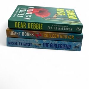 3 BRAND NEW Books by Freida McFadden, Colleen Hoover, and Michelle Frances